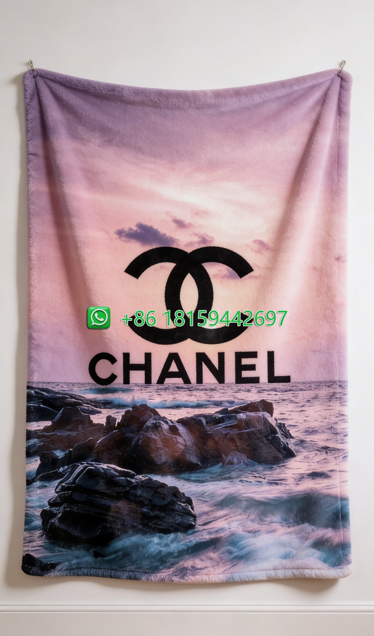 Chanel Throw Blankets